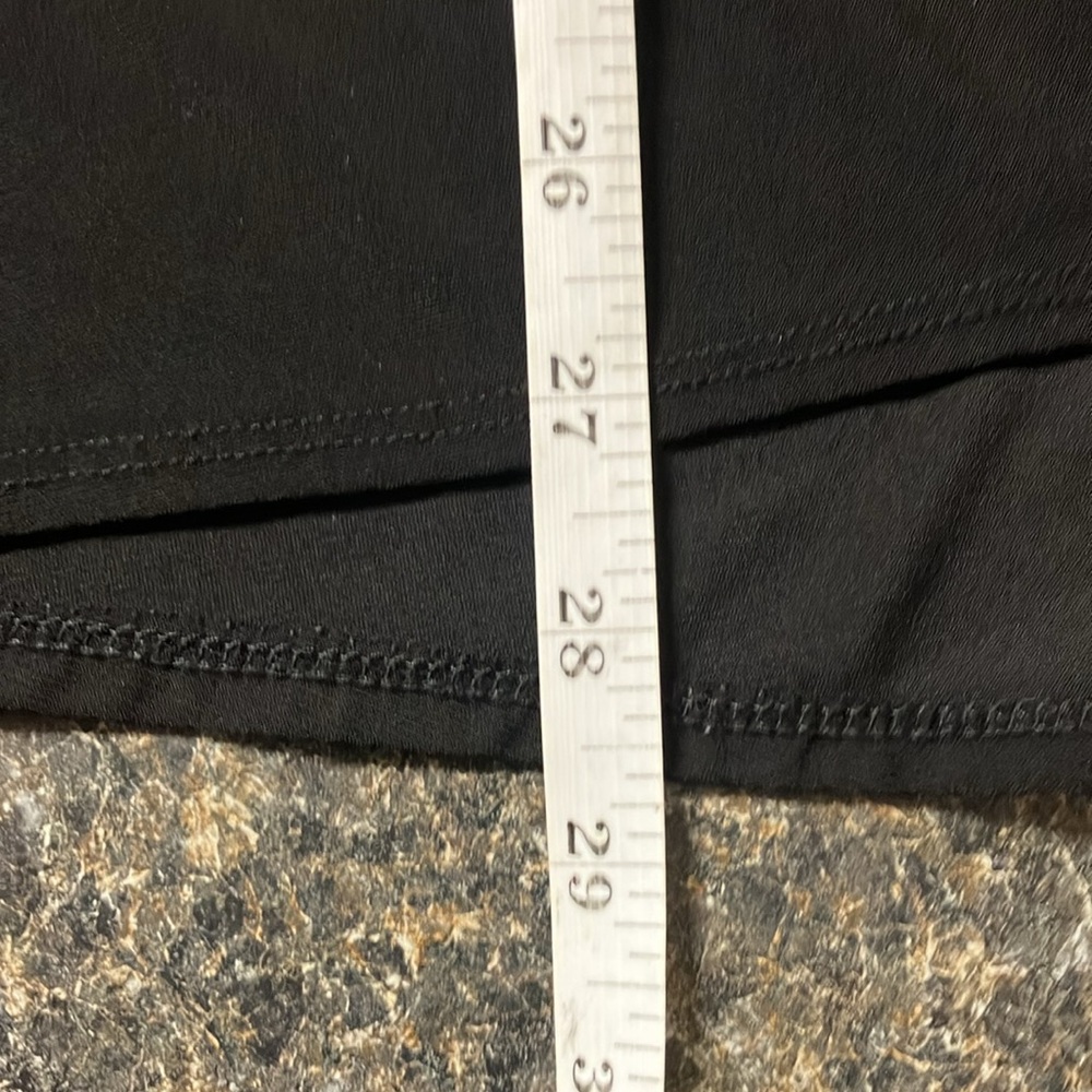 3/$15 ❤️ Cato 22/24 black V neck shirt with tie front and tab sleeve - Picture 6 of 8